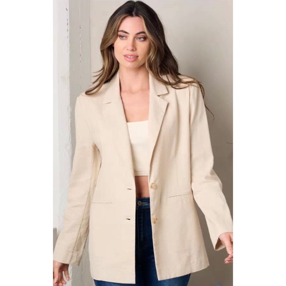 Cream blazer